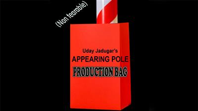 APPEARING POLE BAG RED (Gimmicked / No Tear) by Uday Jadugar - Trick
