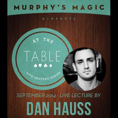 At The Table Live Lecture - Dan Hauss September 10th 2014 video DOWNLOAD