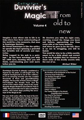 Duvivier's Magic  Volume 4: From Old To New by Dominique Duvivier - DVD