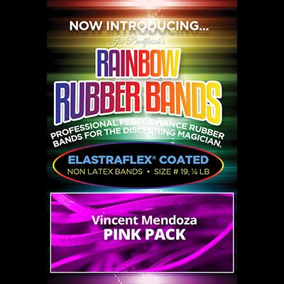 Joe Rindfleisch's Rainbow Rubber Bands (Vince Mendoza - Mr. Pink) by Joe Rindfleisch - Trick