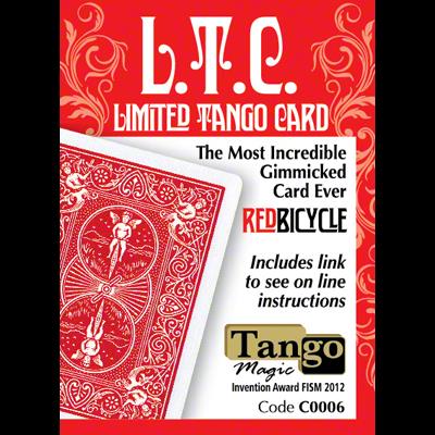 Limited Tango Card Red (T.L.C.) (C0006) by Tango - Trick