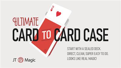 Ultimate Card to Card Case RED (Gimmicks and Online Instructions) by JT - Trick