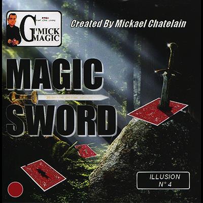 Magic Sword Card (Red)by Mickael Chatelain - Trick