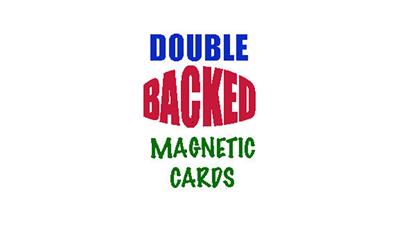 Magnetic Card- Bicycle Cards (2 Per Package) Double Back Red by Chazpro - Trick
