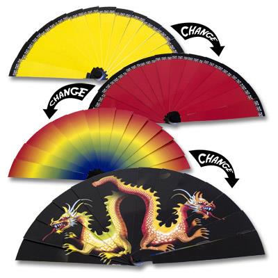 Color Changing Dragon Fan 7''- Trick