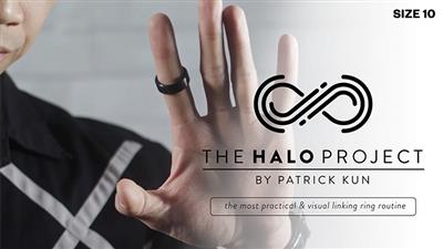 The Halo Project (Silver Edition) Size 10 (Gimmicks and Online Instructions) by Patrick Kun - Trick