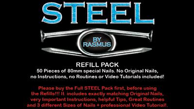 STEEL Refill Nails 50 ct. (80mm) by Rasmus - Trick