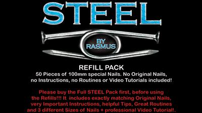 STEEL Refill Nails 50 ct. (100mm) by Rasmus - Trick