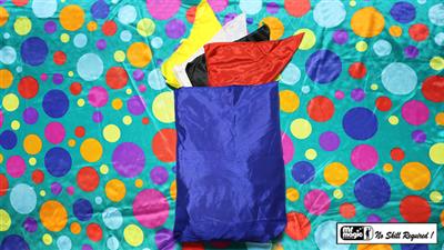 Bag to Happy Birthday Silk (36 inch  x 36 inch) by Mr. Magic - Trick