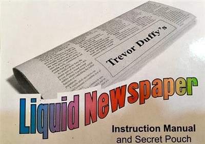 Liquid Newspaper by Trevor Duffy - Trick
