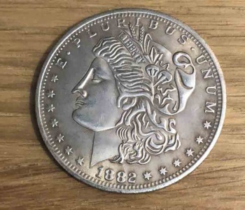 Replica Morgan Dollar Gravity Flipper Coin