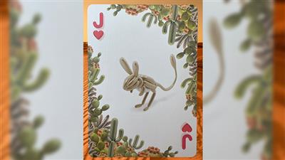 Gilded Bicycle Balloon Desert Playing Cards