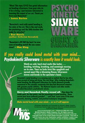 Psychokinetic Silverware by Gerry And Banachek - DVD