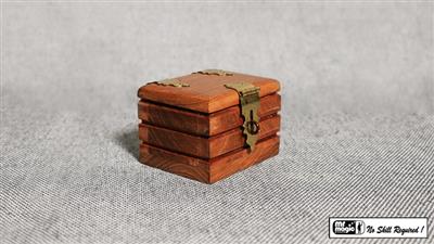 Quarter Go Box (Teak) by Mr. Magic - Trick