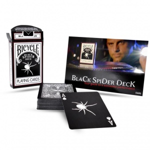 Black Spider Deck - Bicycle