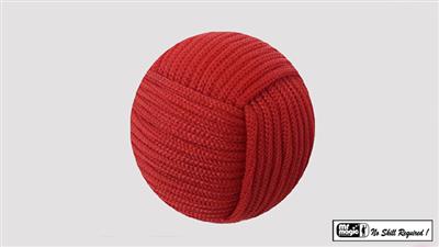 Rope Ball 2.25 inch (Red) by Mr. Magic - Trick