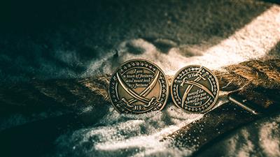 Pirate Coins (Dollar) by Ellusionist -Trick