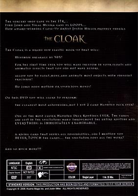 The Cloak by Justin Miller - DVD