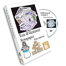 Torn & Restored Newspaper DVD by Gene Anderson Greater Magic,