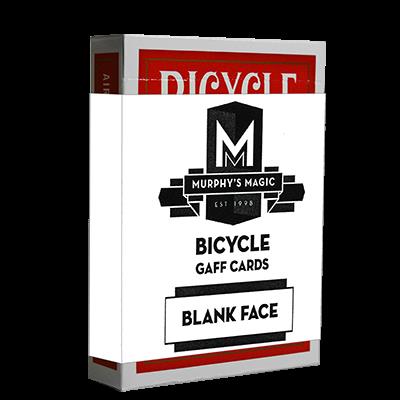 Blank Face Bicycle Cards (Red)