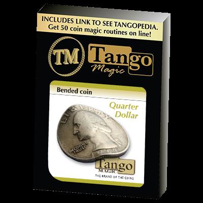 Bended Coin (Quarter Dollar)(D0097) by Tango - Trick