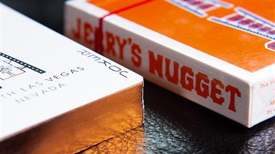 Gilded Vintage Feel Jerry's Nuggets (Orange) Playing Cards