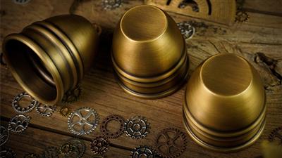 Artistic Combo Cups and Balls (Brass) by TCC - Trick