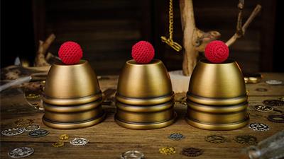 Artistic Combo Cups and Balls (Brass) by TCC - Trick