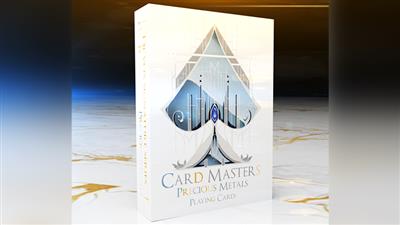 Card Masters Precious Metal (White) Playing Cards by Handlordz