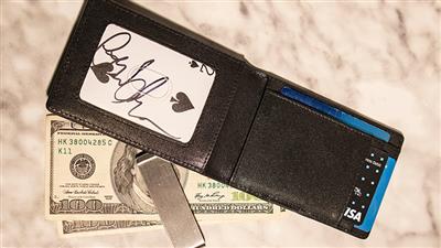 FPS Wallet Black (Gimmicks and Online Instructions) by Magic Firm - Trick