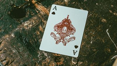 Red Seafarers Playing Cards by Joker and the Thief
