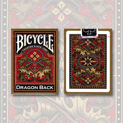 Bicycle Dragon Back Deck (Gold) by USPCC