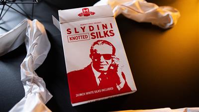 Slydini's Knotted Silks (White / 24 Inch)  by Slydini & Murphy's Magic - Trick