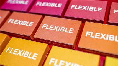 Flexible Gradient Orange Playing Cards by TCC