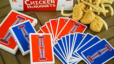 Chicken Nugget Playing Cards - Red