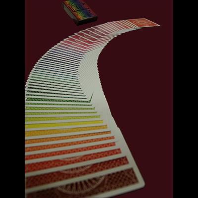 Spectrum Tally Ho Spielkarten – Regenbogenfarben Deck, 54 Karten, Inkl. Gaff-Karten, Für Zaubertricks