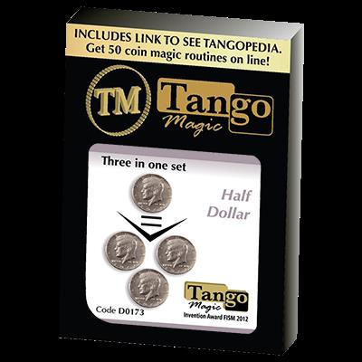 Three in One (Half Dollar) Set (D0173) by Tango - Trick