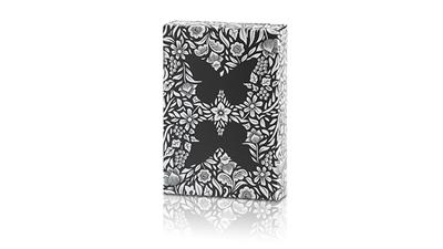 Limited Edition Butterfly Playing Cards (Black and Silver) by Ondrej Psenicka