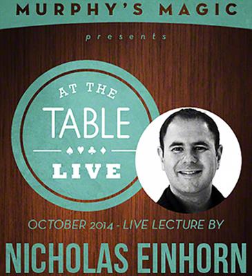 At The Table Live Lecture - Nicholas Einhorn October 22nd 2014 video DOWNLOAD