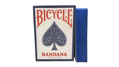 Gilded Bicycle Bandana (Blue) Playing Cards