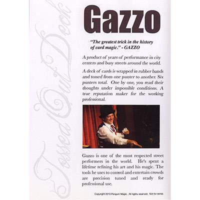 Gazzo Tossed Out Deck DVD(with Red Deck) by Gazzo - DVD