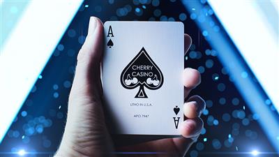 Cherry Casino Playing Cards (Tahoe Blue) by Pure Imagination Projects