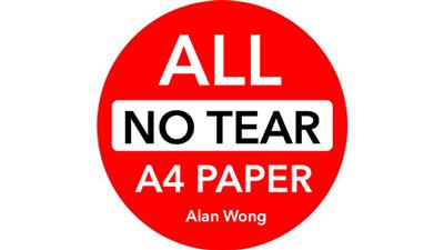 No Tear Pad (Extra Large, 8.5 X 11.5 '') ALL No Tear by Alan Wong - Trick