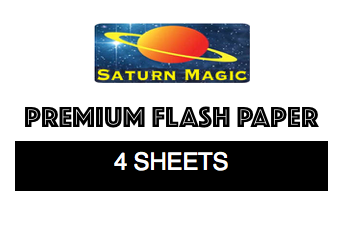 Saturn Magic Printable Premium FLASH PAPER SHEET approx 200mm x 250mm / 8 x 10 inches