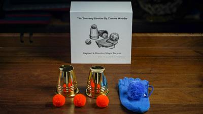 Tommy Wonder Cups & Balls Set 2.0 (Brass) by Raphael and Bluether Magic- Trick