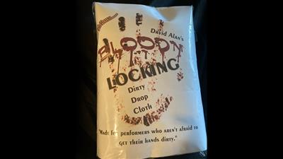 Dirty Drop Cloth Magnetic (BLOODY) by David Alan Magic - Trick