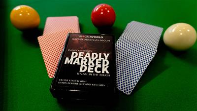 DEADLY MARKED DECK BLUE BEE (Gimmicks and Online Instructions) by MagicWorld - Trick