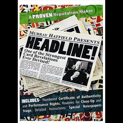 HEADLINE! (DVD and Gimmicks) by Murray Hatfield