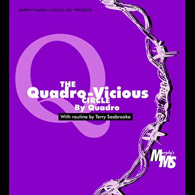 Quadro Vicious Circle Linking Rings by Murphys Magic Supplies - Trick