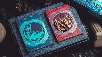 Atlantis: 2 Deck Set (Fire and Water) Playing Cards